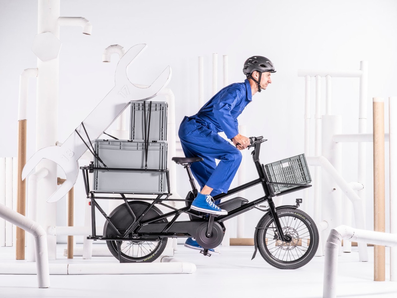 Moustache Bikes Lundi 20, la nuova cargo bike francese